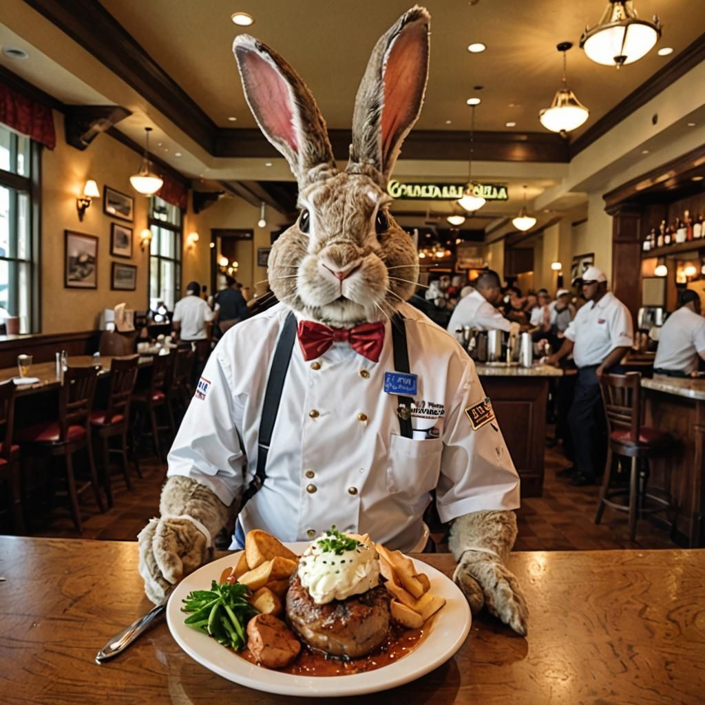 Pappadeaux Serves Rabbit: A Wide-Angle View