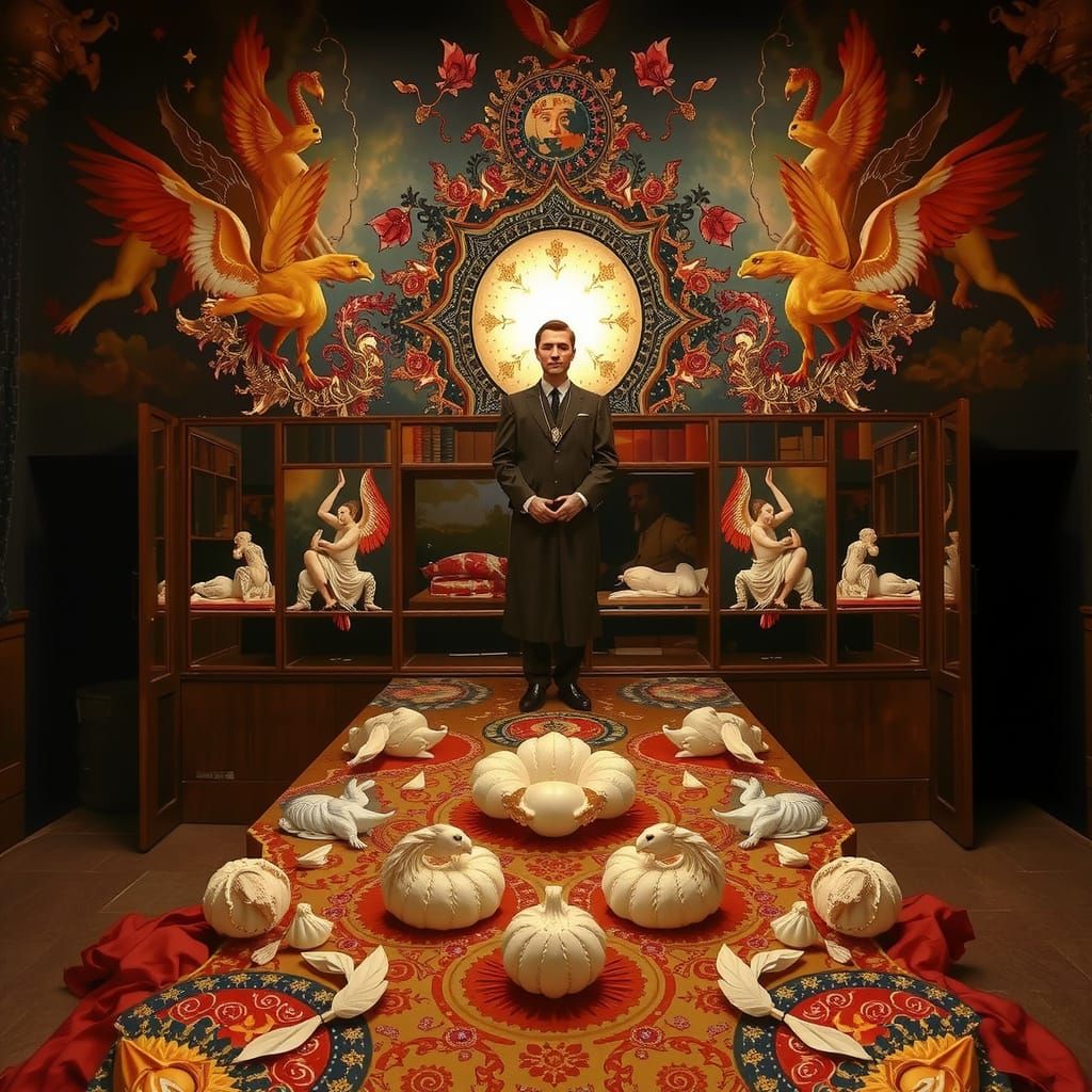 Masterpiece Painting of Beauty and Truth