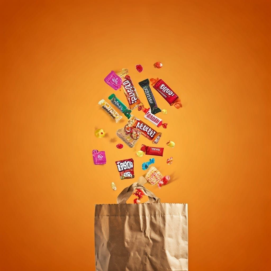 Sweet Treats Soar in Whimsical Flight