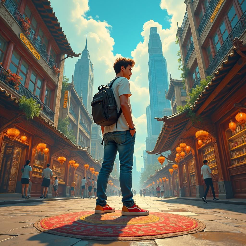 Urban Crossroads: Futuristic Entrepreneurial Spirit