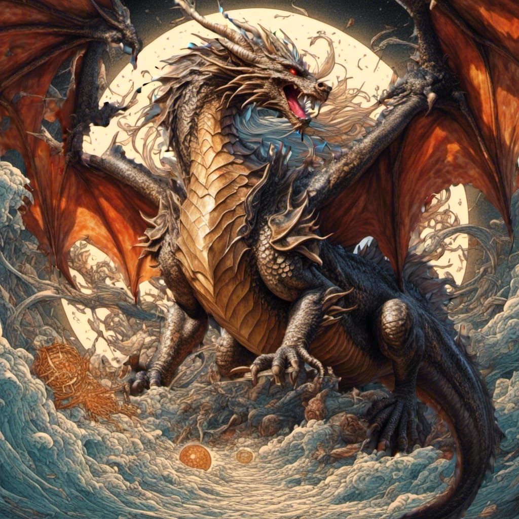 Dagon Guards a Magic Portal to a Cosmic Universe