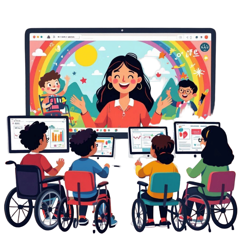Inclusive Classroom: Children Learning Together Online
