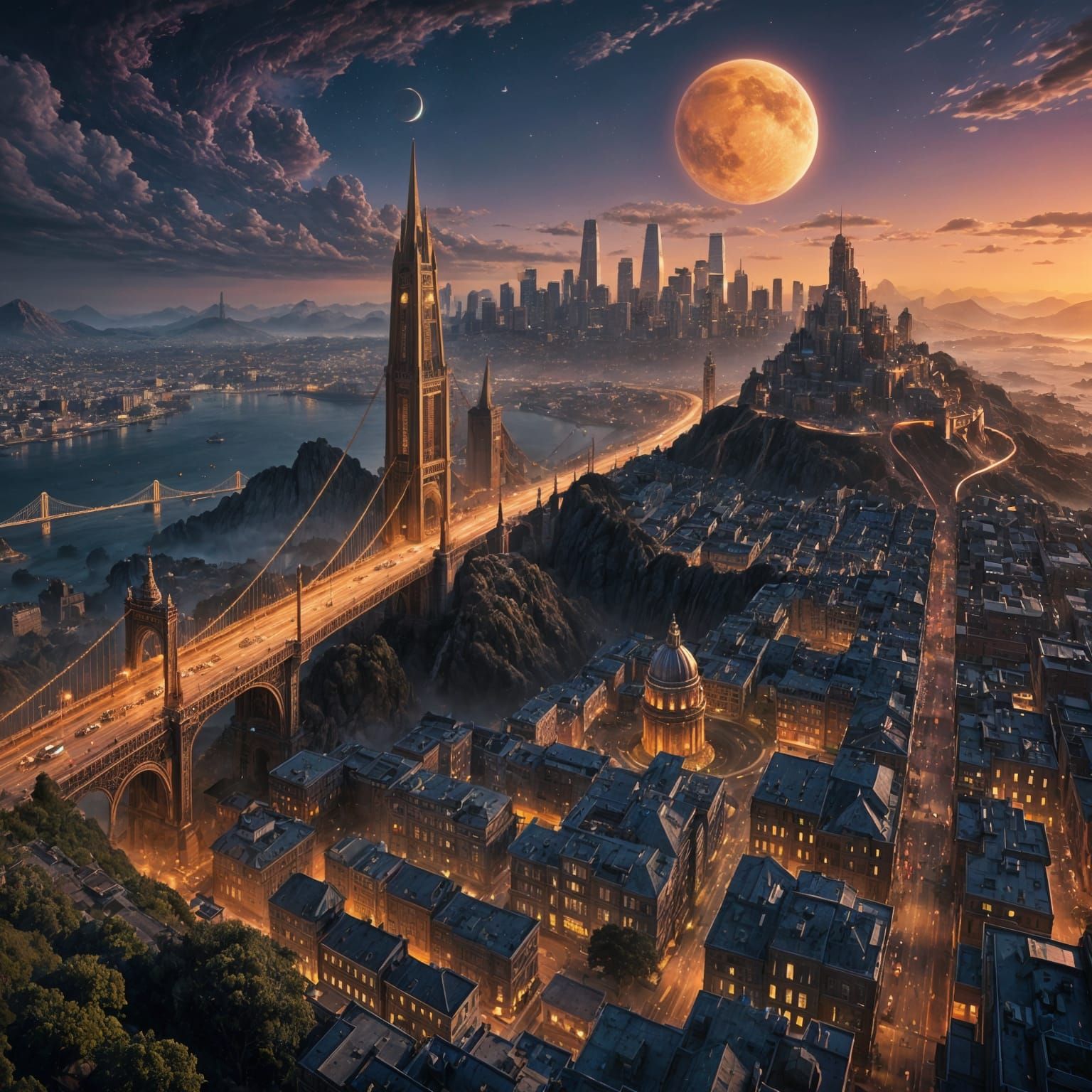 San Francisco in a Cosmic Alternate Universe