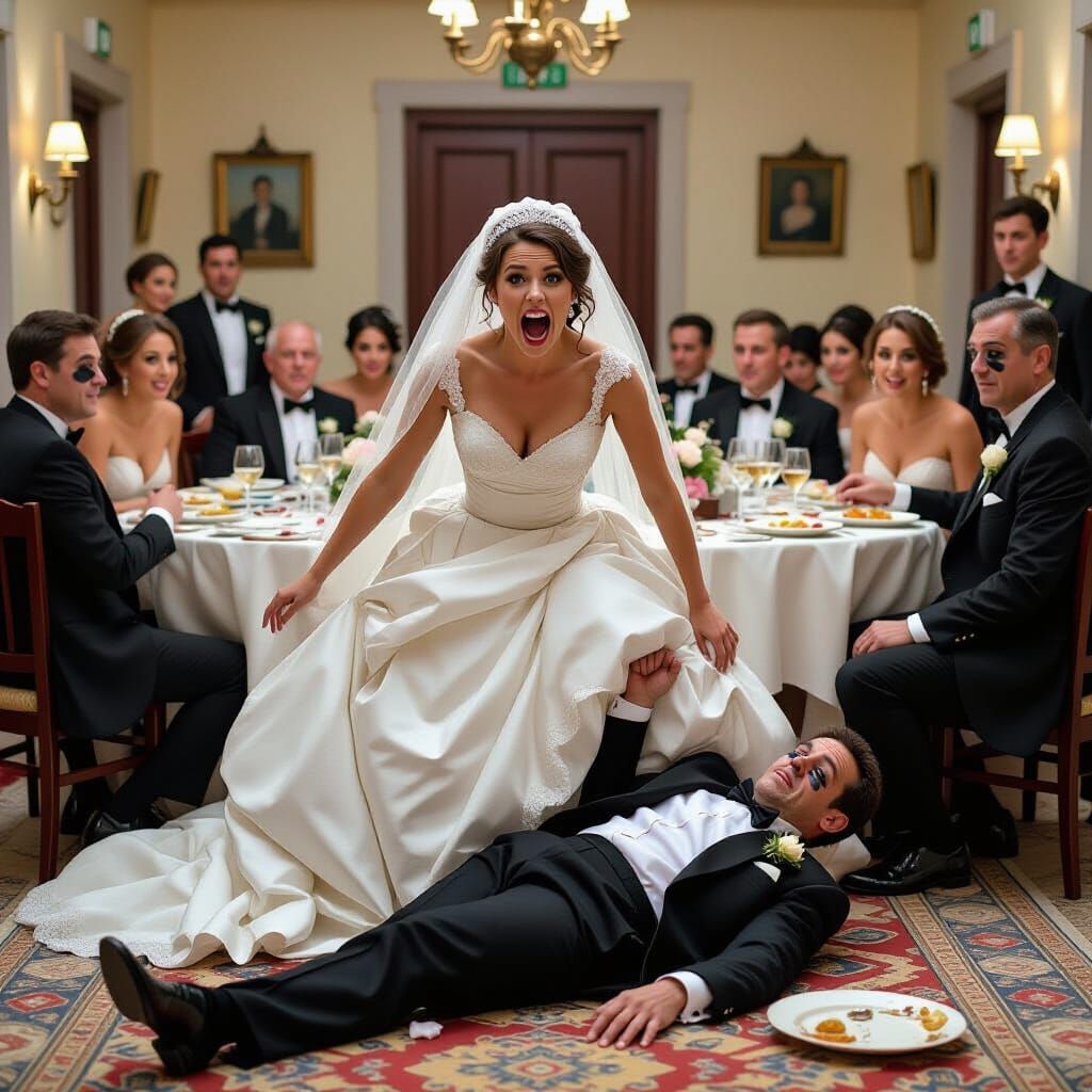 Chaos Erupts at Greek Wedding, Terry Gilliam Style