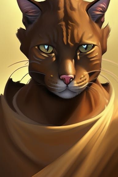 Handsome Tabaxi Monk with Ki Magic