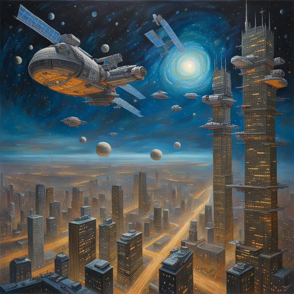 A living Galaxy of the future.