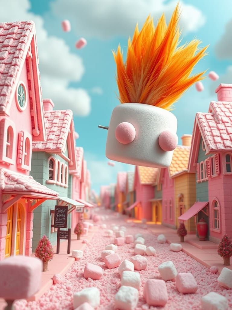 Marshmallowpunk Mohawk in Marshmallow Town