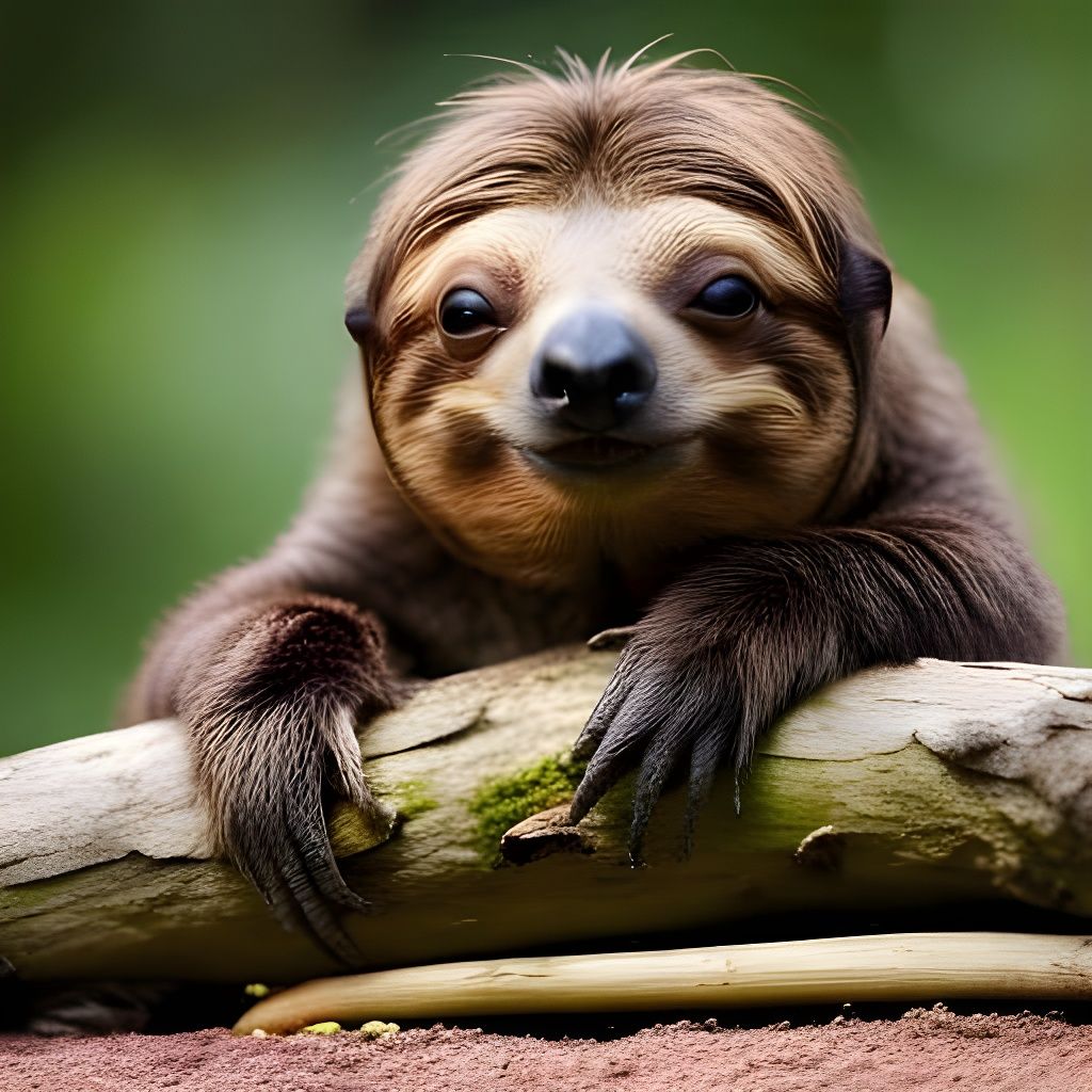 Slothful Sloth: A Dark Fantasy Concept Art