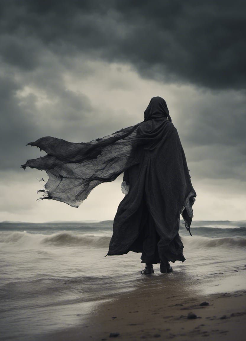 Eerie Banshee Foretells Death by the Sea
