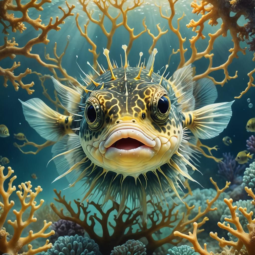 "Puff! Little Pufferfish Goes Big"