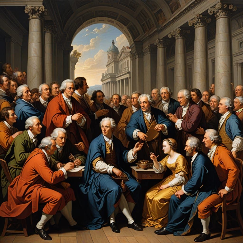 Living Life to the Fullest, in Neoclassical Style