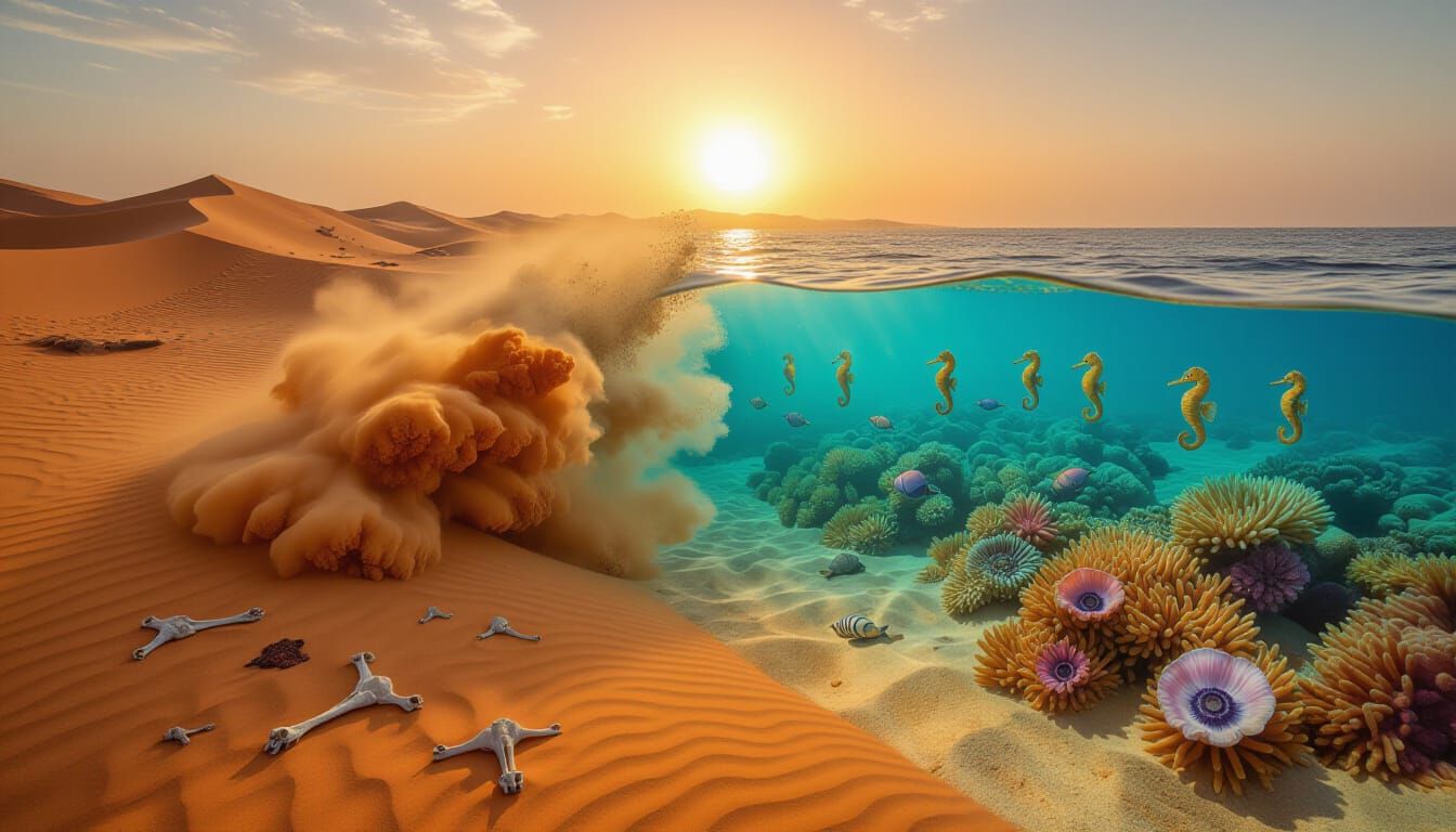 [Opposition]  Aridity vs. Life | Chaos vs. Calm