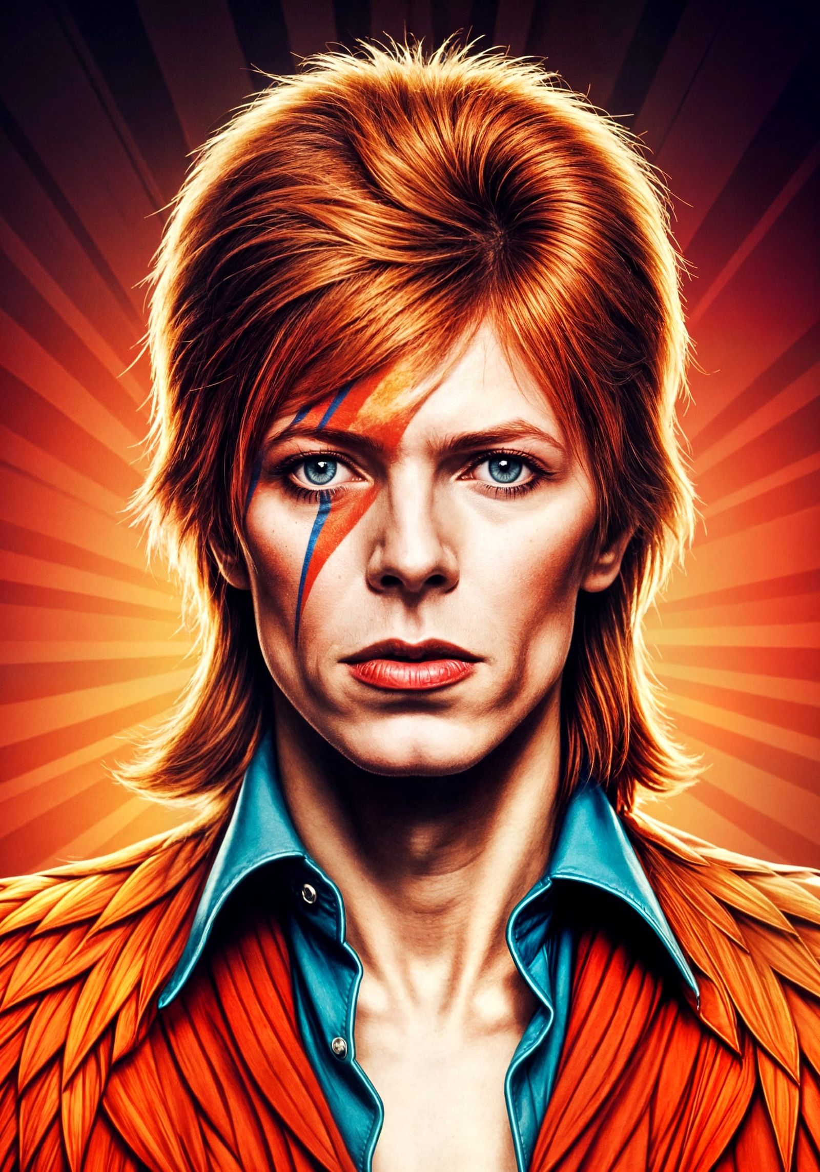 David Bowie as Ziggy Stardust in 1972