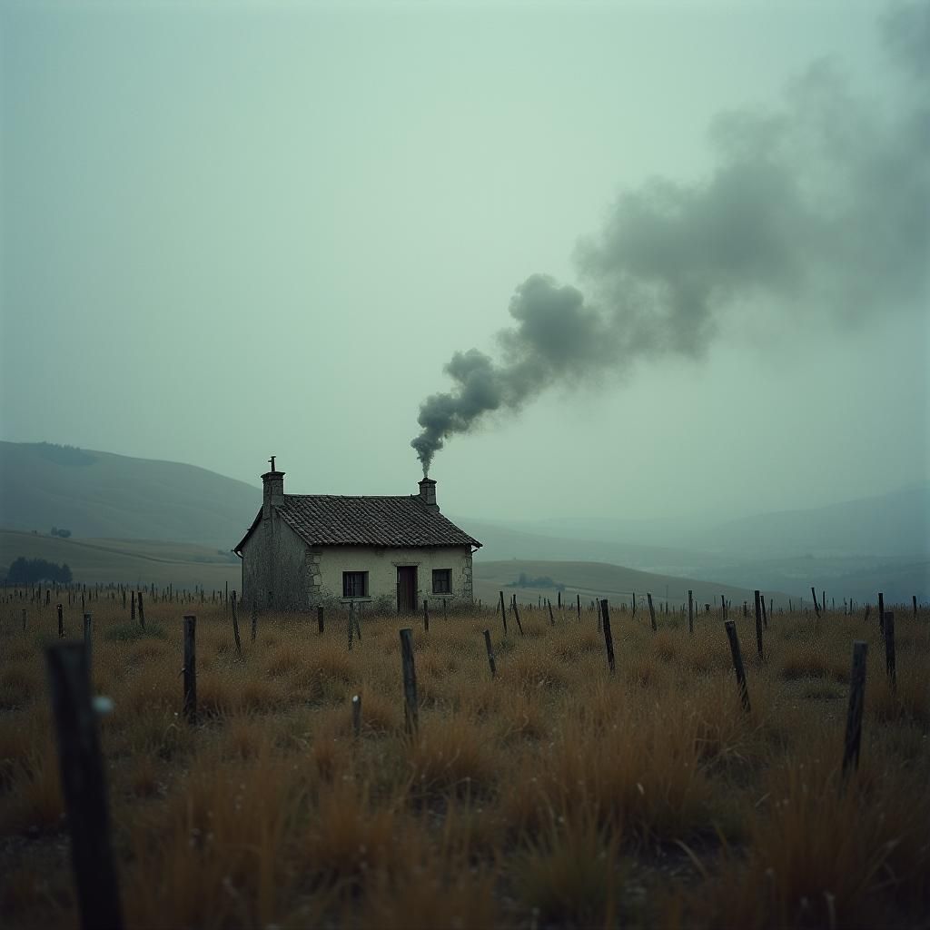 Rustic Cottage in Vineyard: Terrence Malick Style