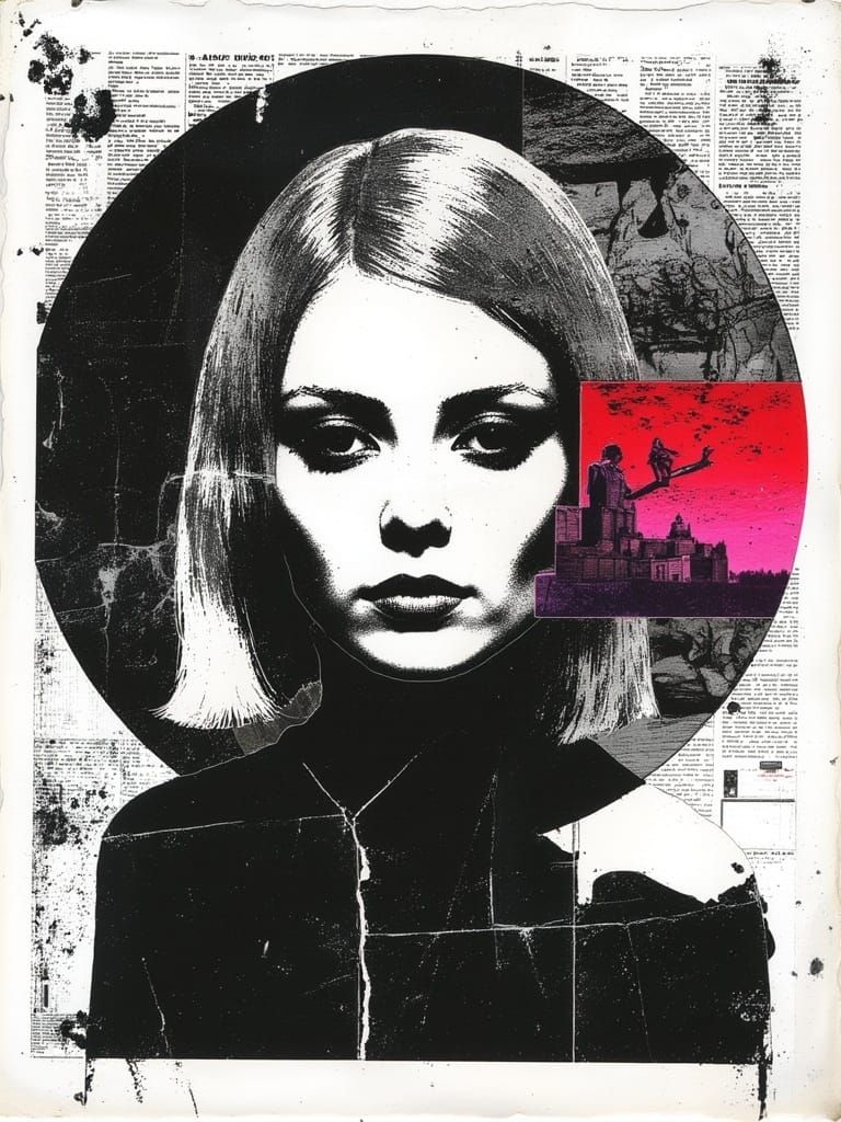 Carmen Dell’Orrifice in Picasso-esque Fashion Sketch