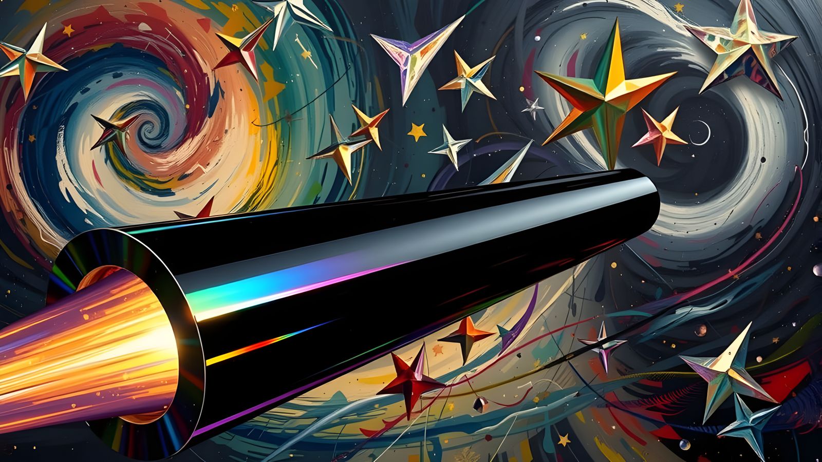 Rainbow Cylinder in Cosmic Vortex