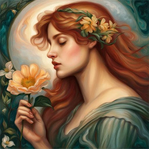 Contemplative Portrait: Reflections on Love