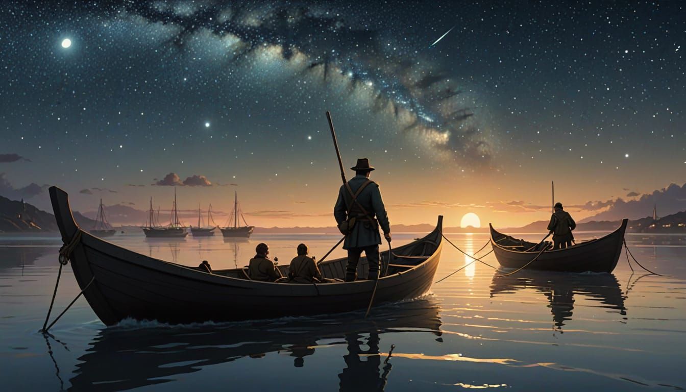 Wynken, Blynken, and Nod's Magical Fishing Journey