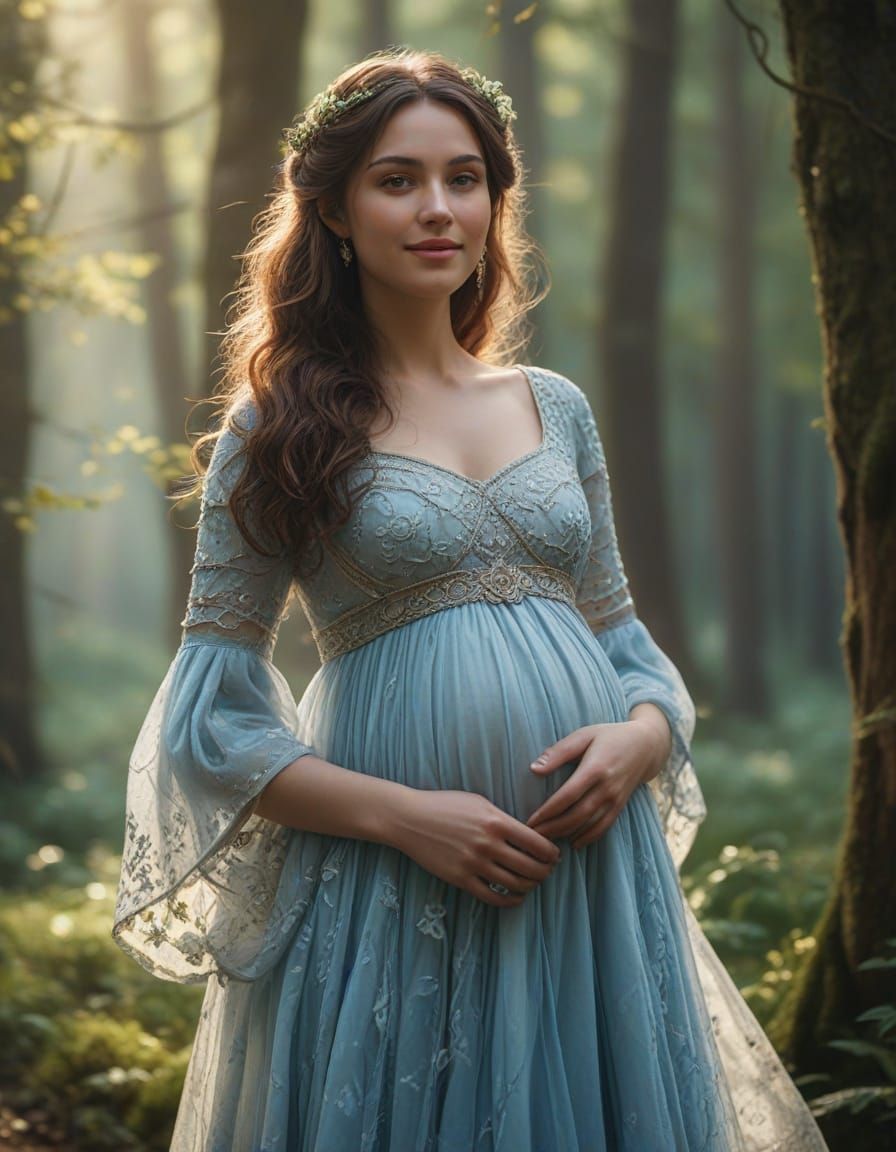 Ethereal Romanian Bride in 1400s Fantasy Portrait