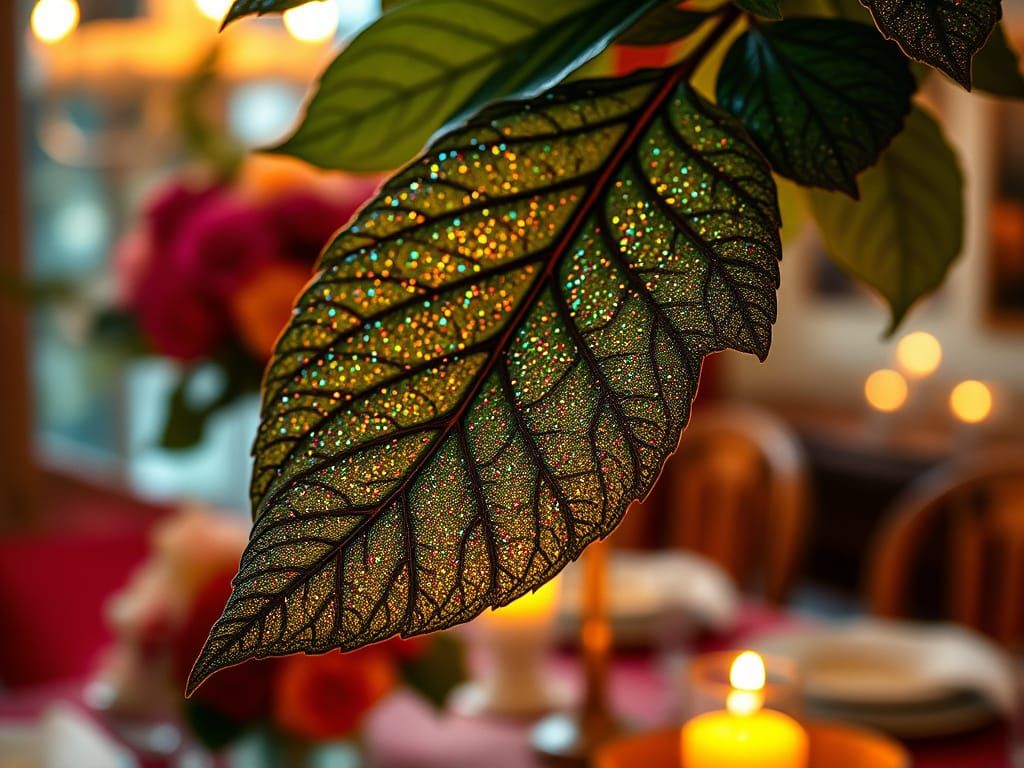 Vibrant Tree Leaf in Cinematic Style