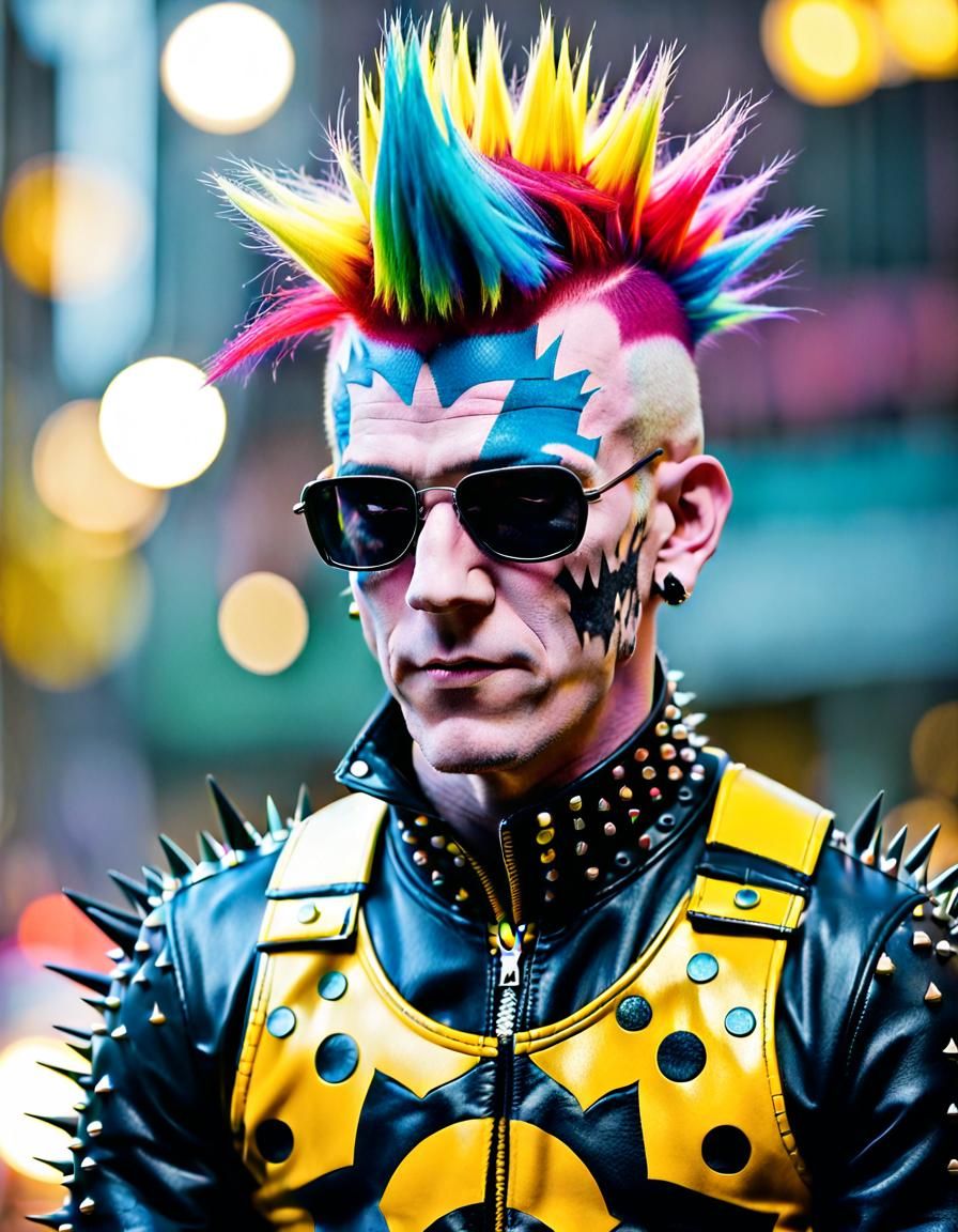 Batman Embraces Punk Rock Style