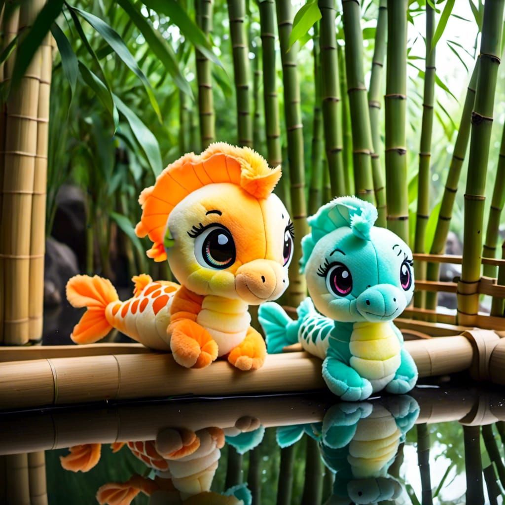 Cute Stuffed Seahorse Toy Animal