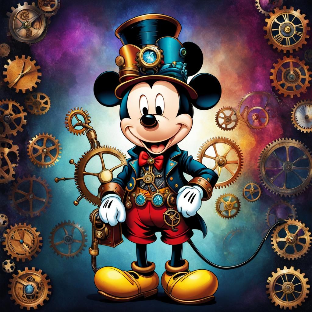 Steampunk Mickey Mouse