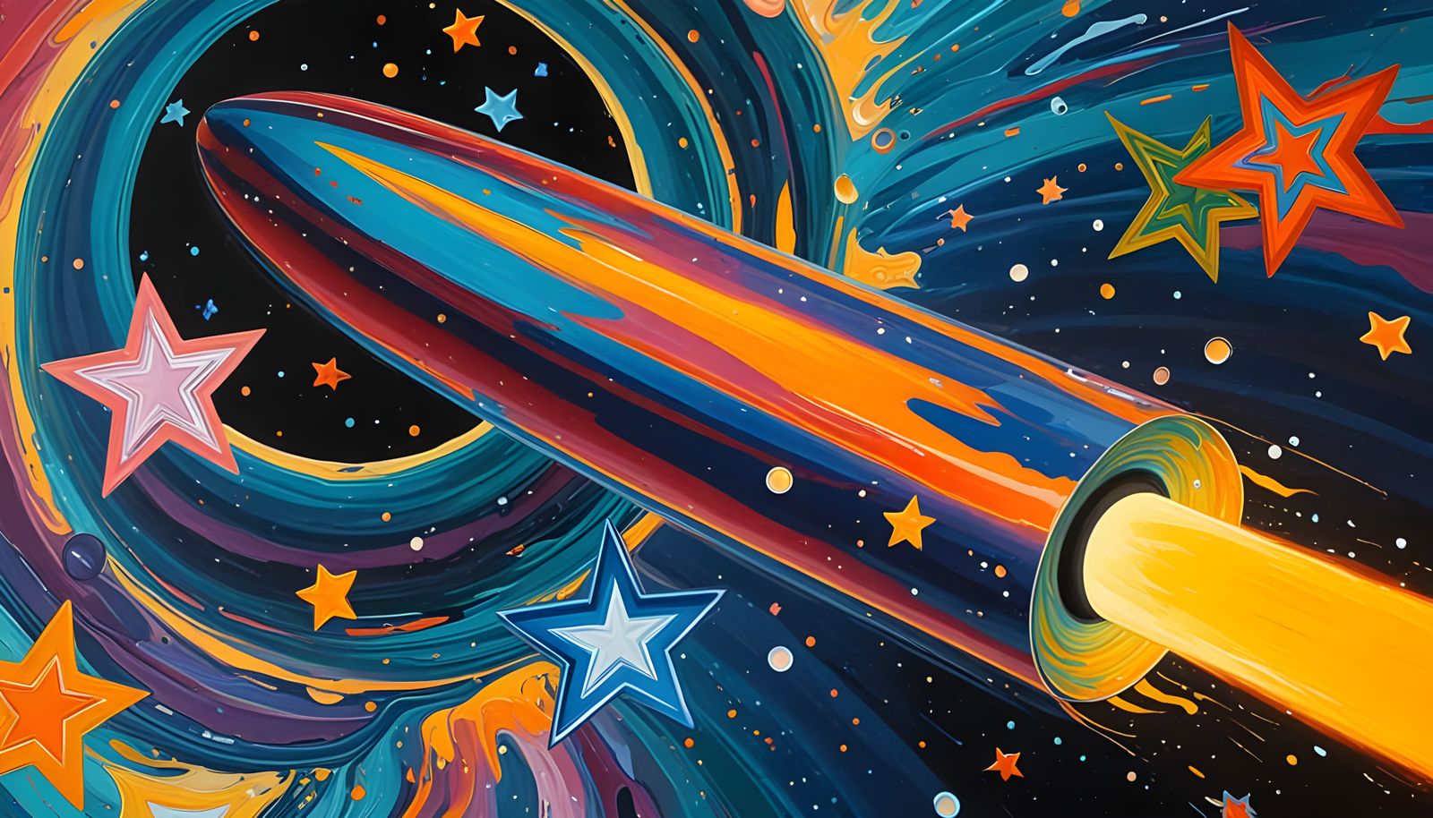 Vibrant Cosmic Odyssey