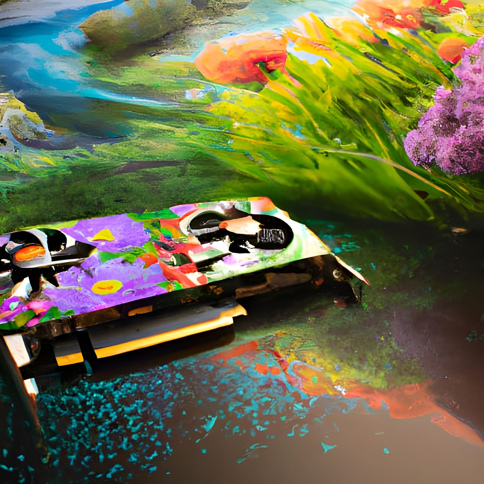 RTX 4090 as Romantic Impressionist Painting