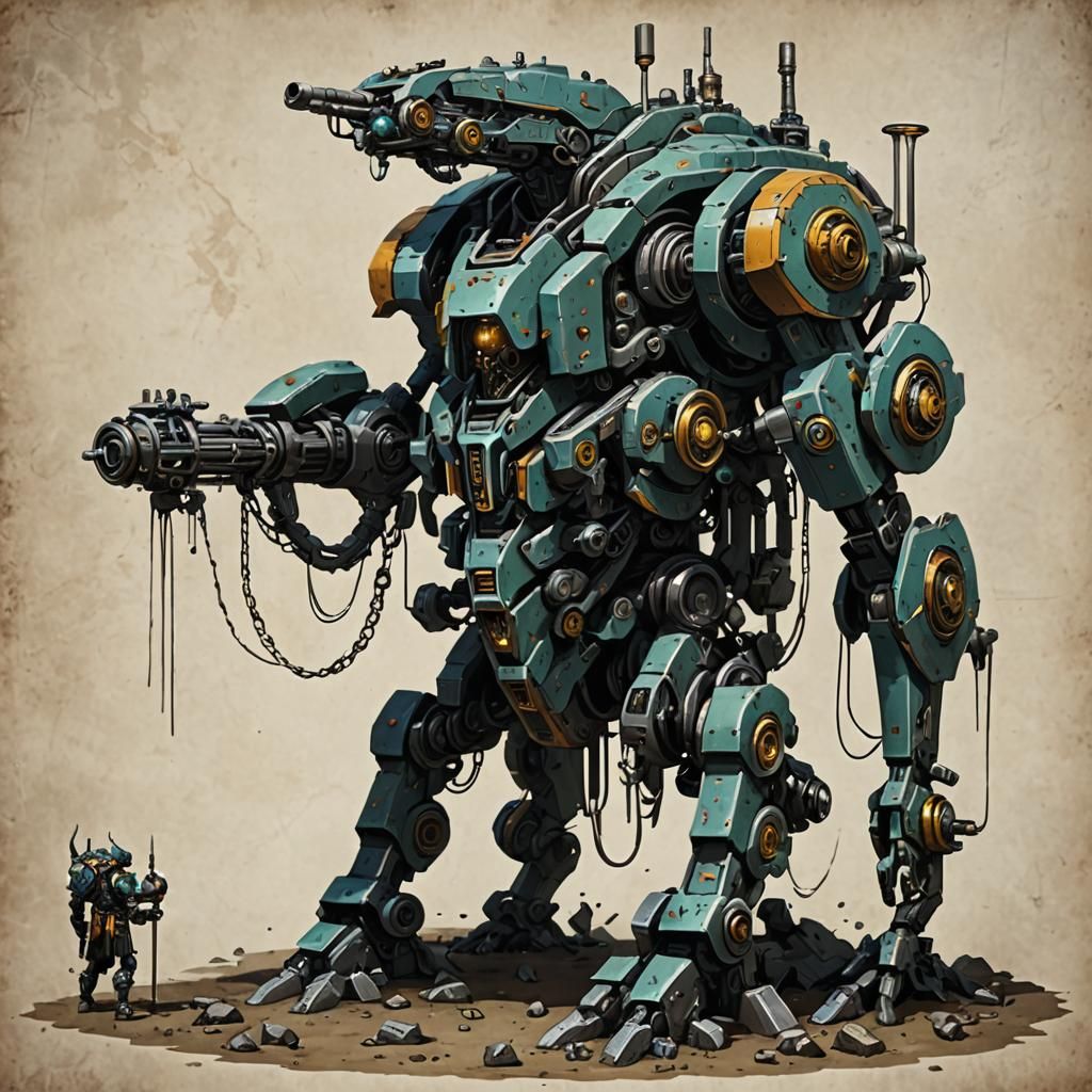 Archon Feeding Machine: An AI Interpretation