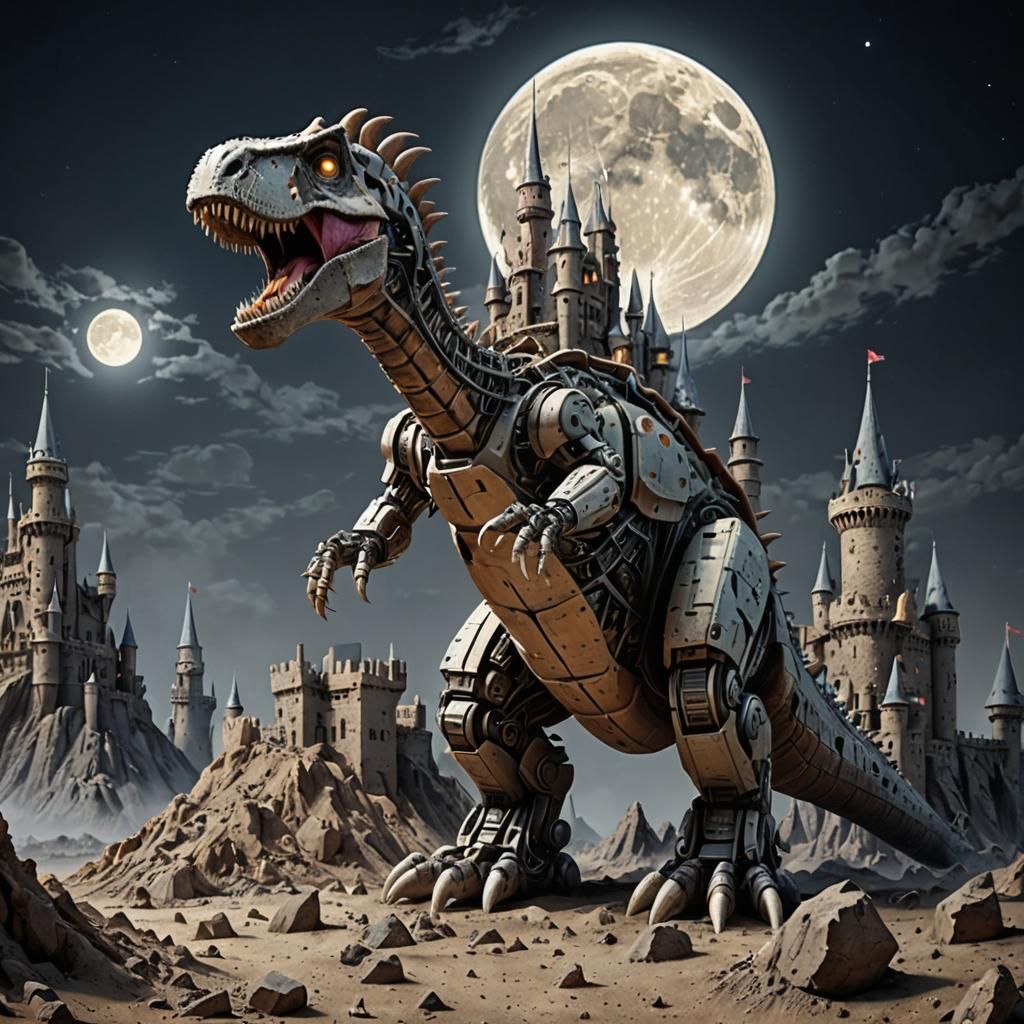 The robotic dinosaur fortress of Wastearth