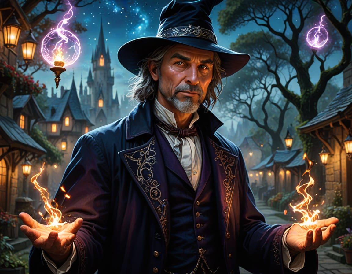 The magician of fire