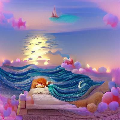 AI Generated Sweet Sea Dreams Image