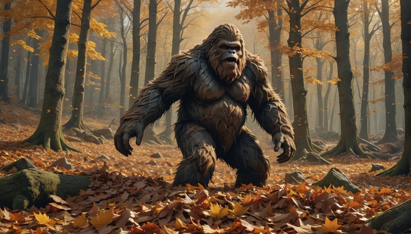 Sasquatch's Delightful Autumn Adventure