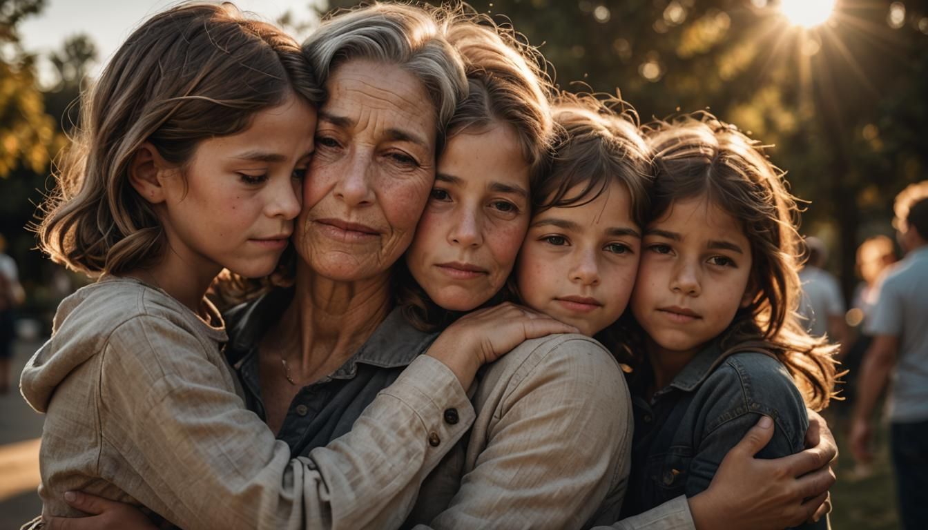 Mother's Comfort: A Portrait of Support