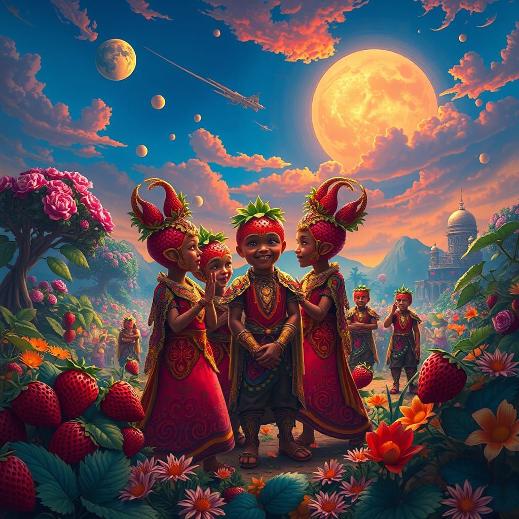 Strawberry People's Summer Festival: Fantasy Concept Art