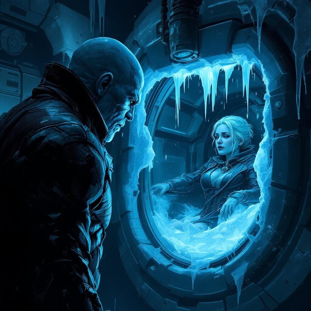 Mr. Freeze Weeping Tears of Ice for Nora