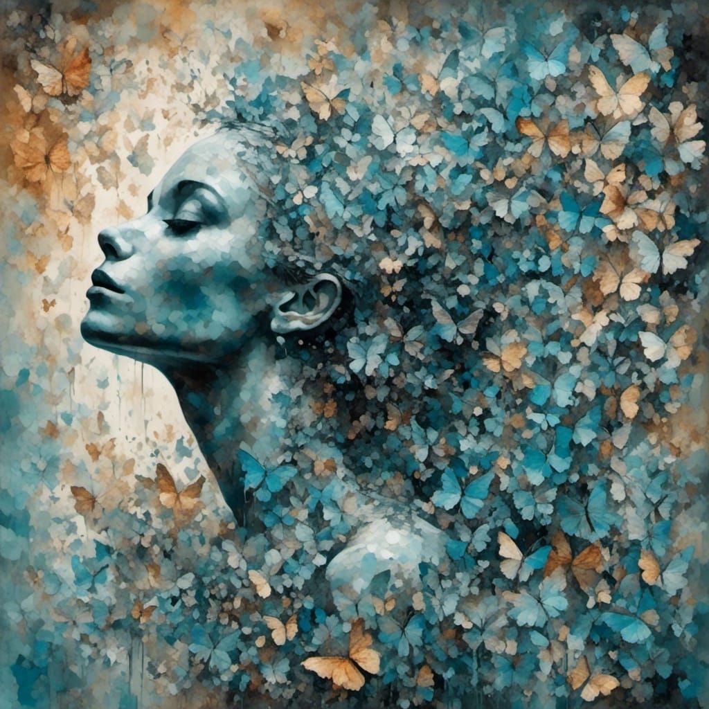 Complex Geometric Tessellation Pattern Art