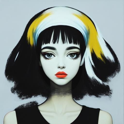 Ethereal Minimal Art in Fauvism Style