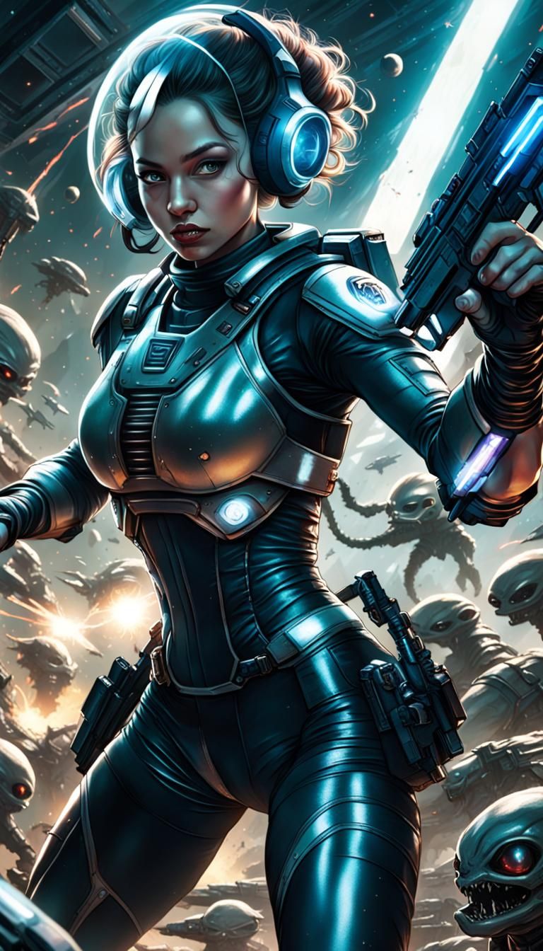 Teenage Space Colonizer Battles Aliens