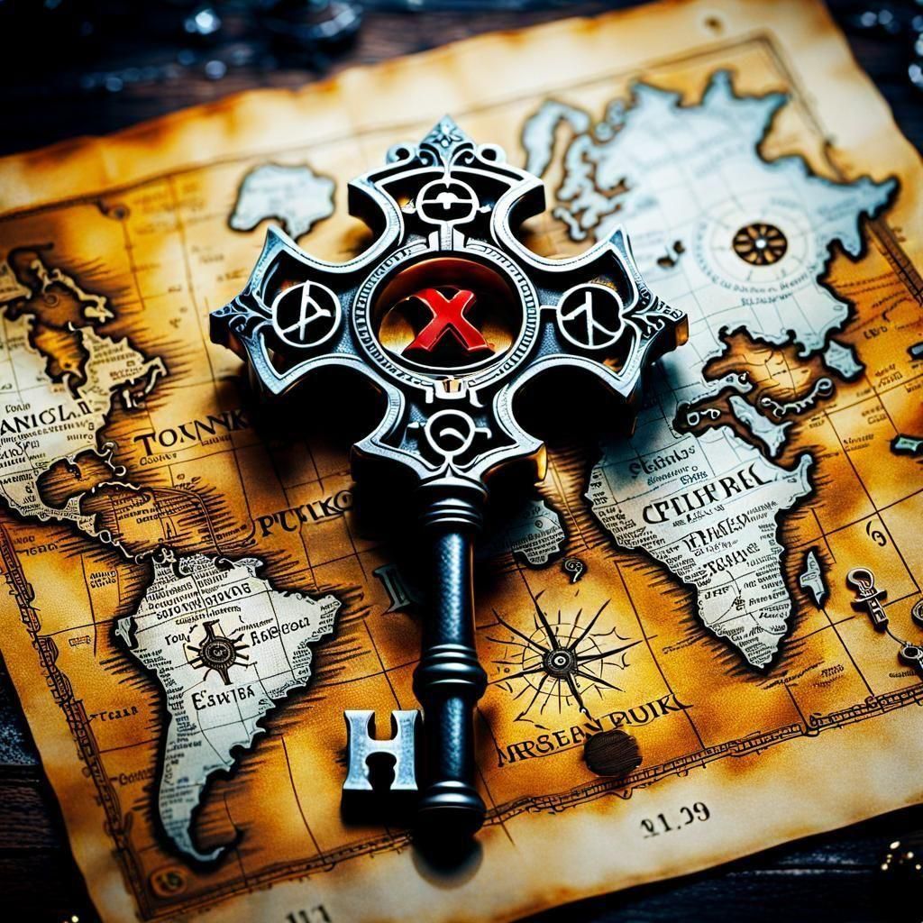 The key to the pirate treasure