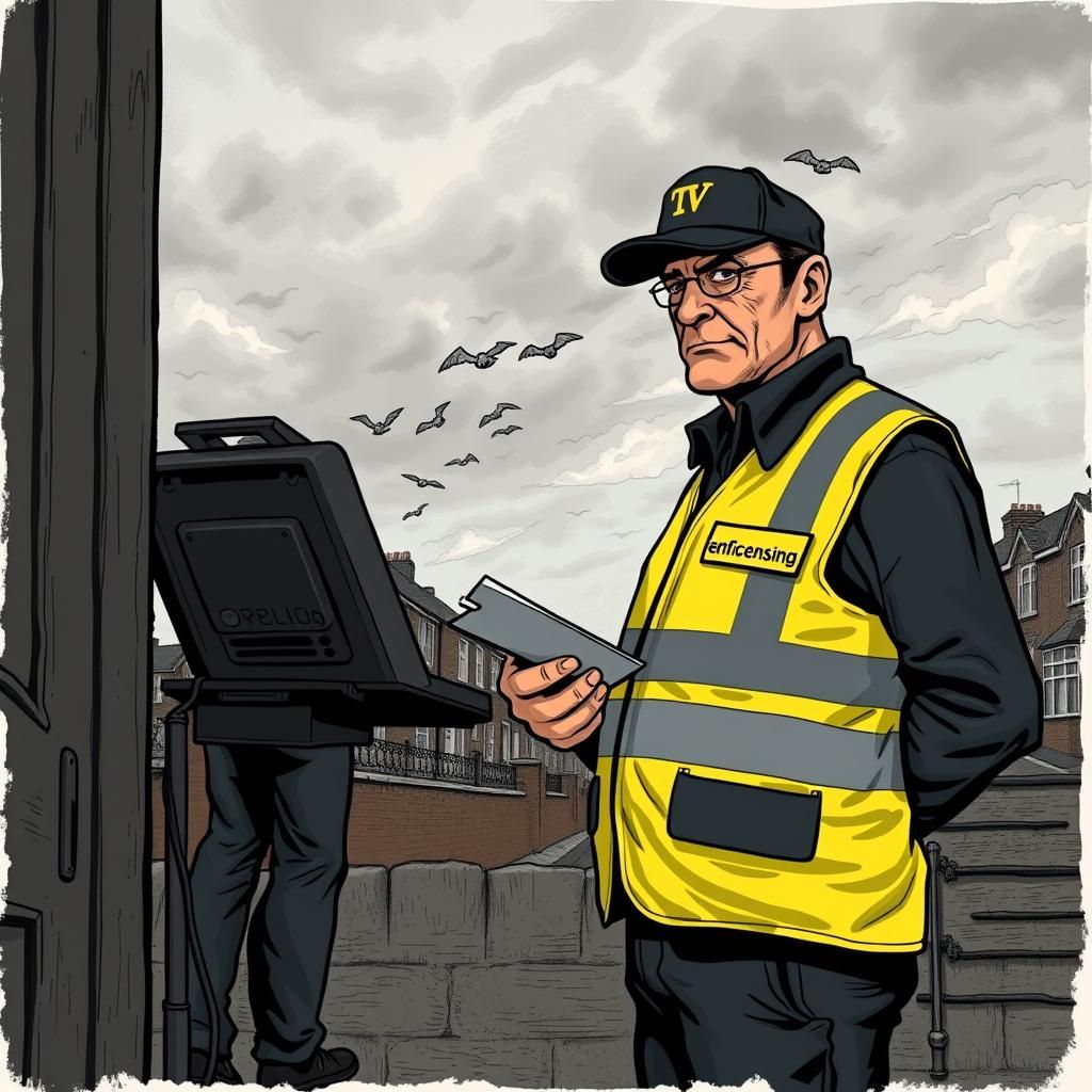 TV Licensing enforcement officers visit people's homes to ch...