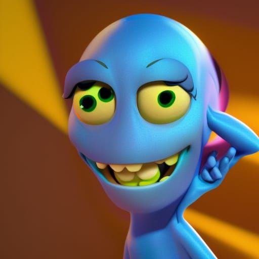 Moldy Maggie in Pixar-Style 3D Digital Art