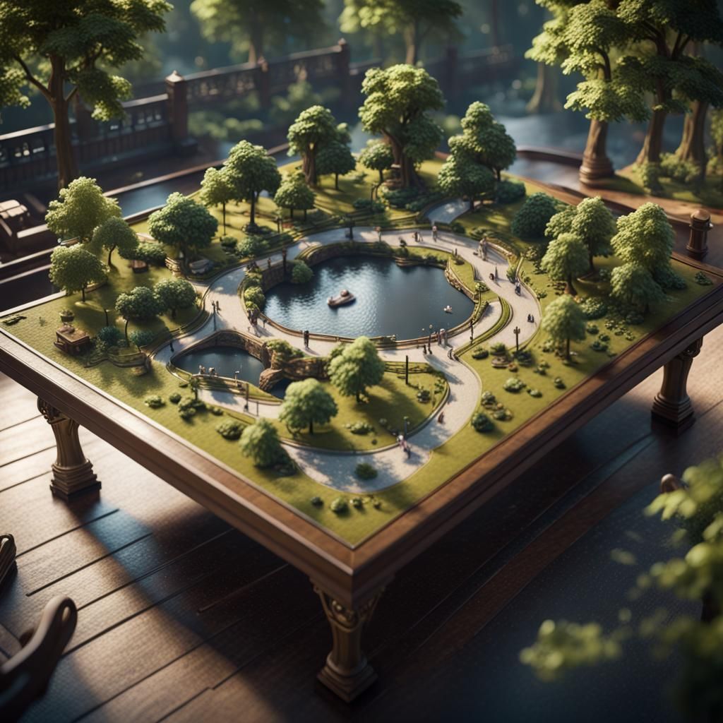 Miniature Central Park: 3D Game Cinematic