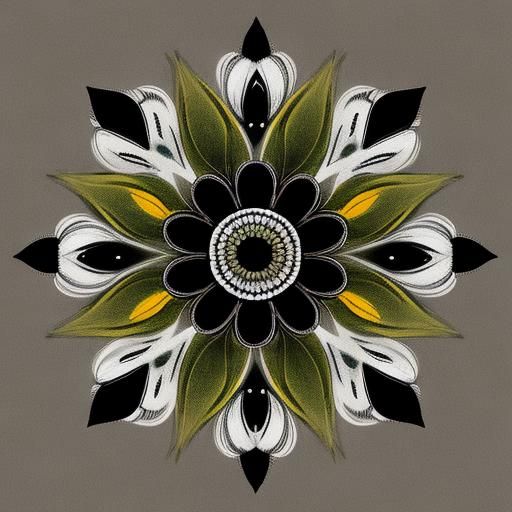 Ethereal Bloom with Unsettling Features