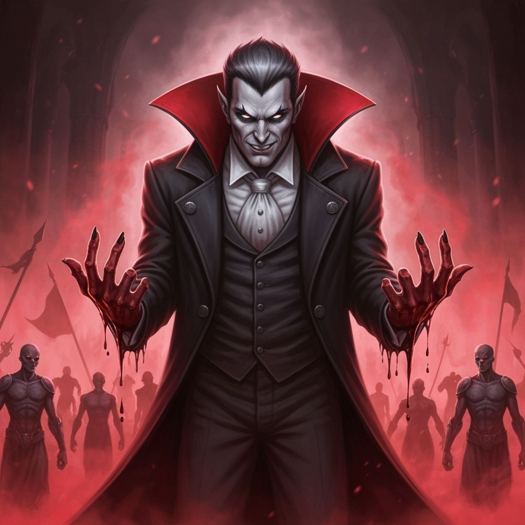 Vampire Lord Dominates Spectral Battlefield in Dark Fantasy ...