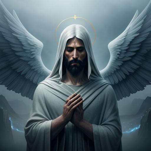 Ethereal Jesus Christ in Dreamlike Fantasy Art