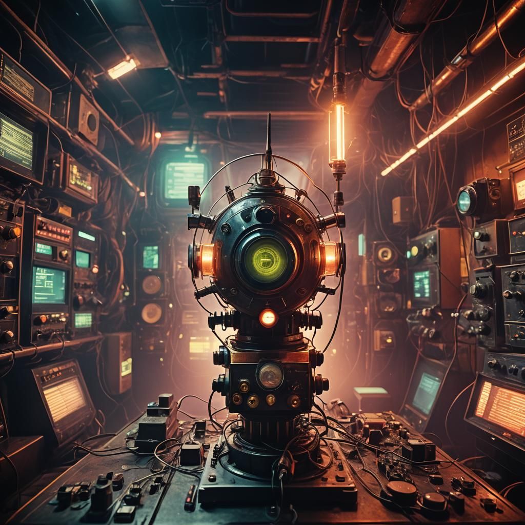 Technological Deity Broadcasting Signal from Atomic Radio