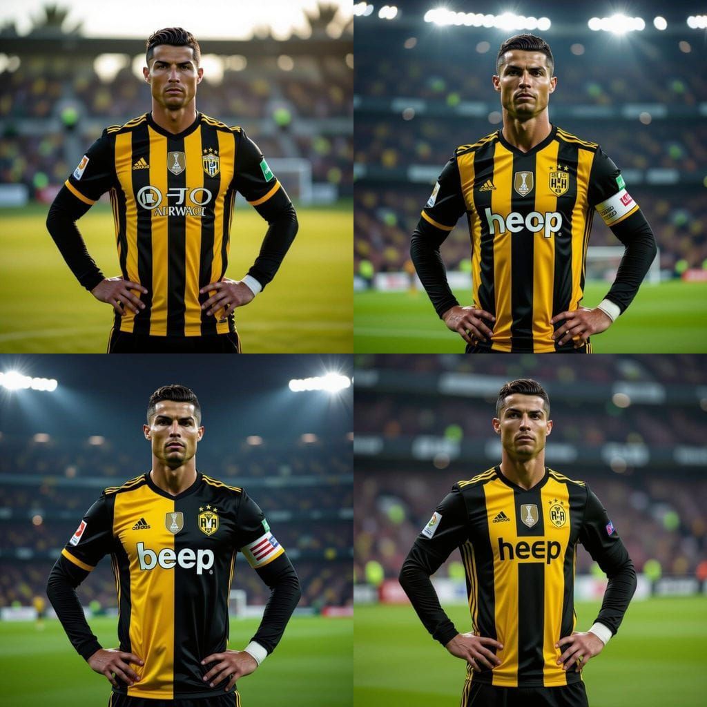 Cristiano Ronaldo in Beitar Jerusalem Uniform