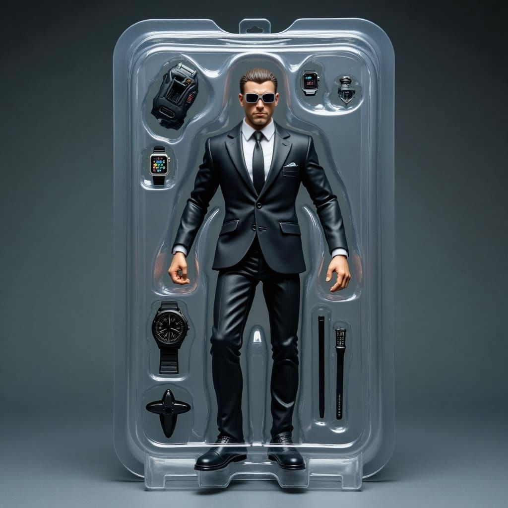 Cyborganism Action Figure in Blister Packaging